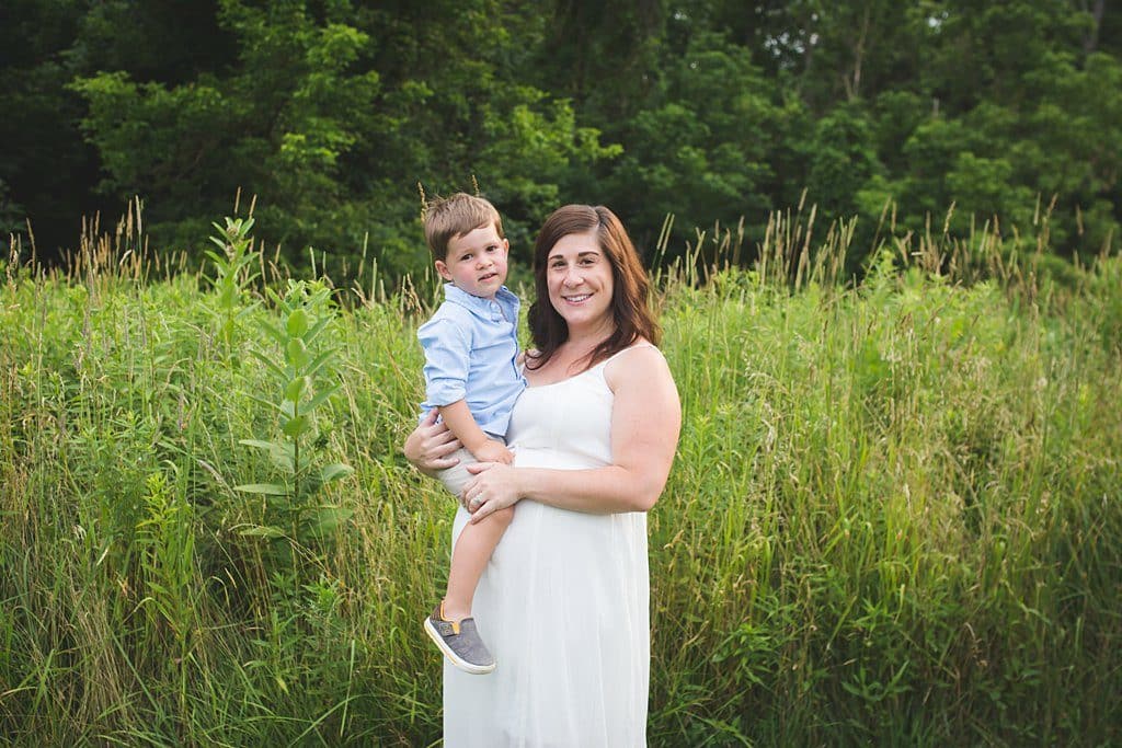 mom and son boyce mayview park family photo session