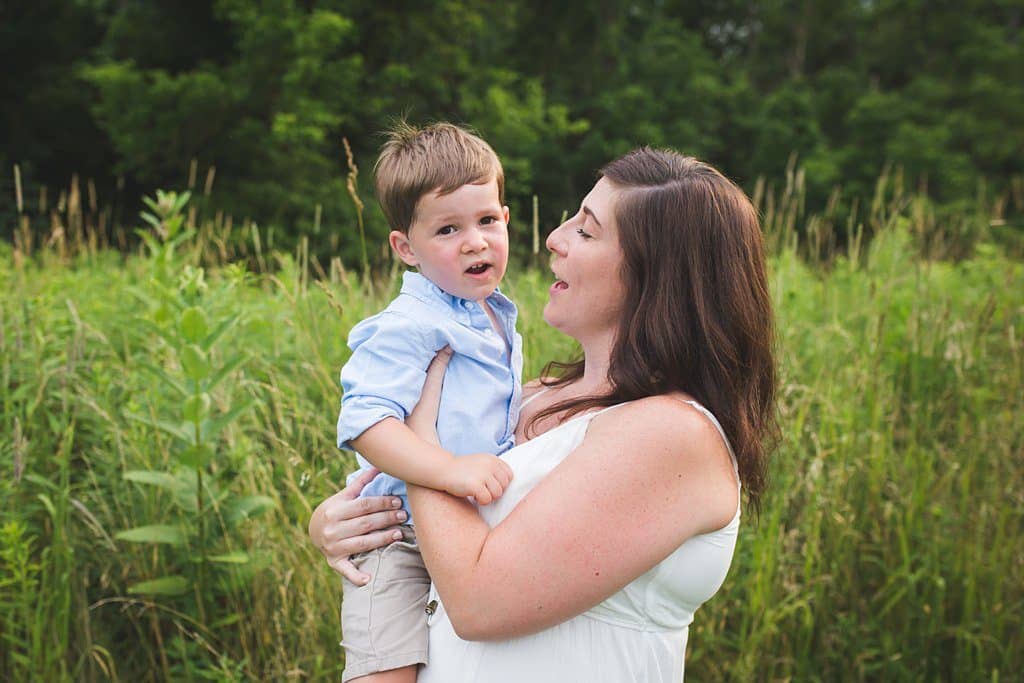 mom and son boyce mayview park family photo session