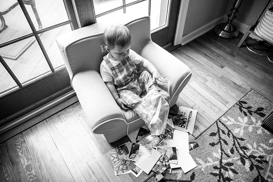 toddler in pottery barn chair