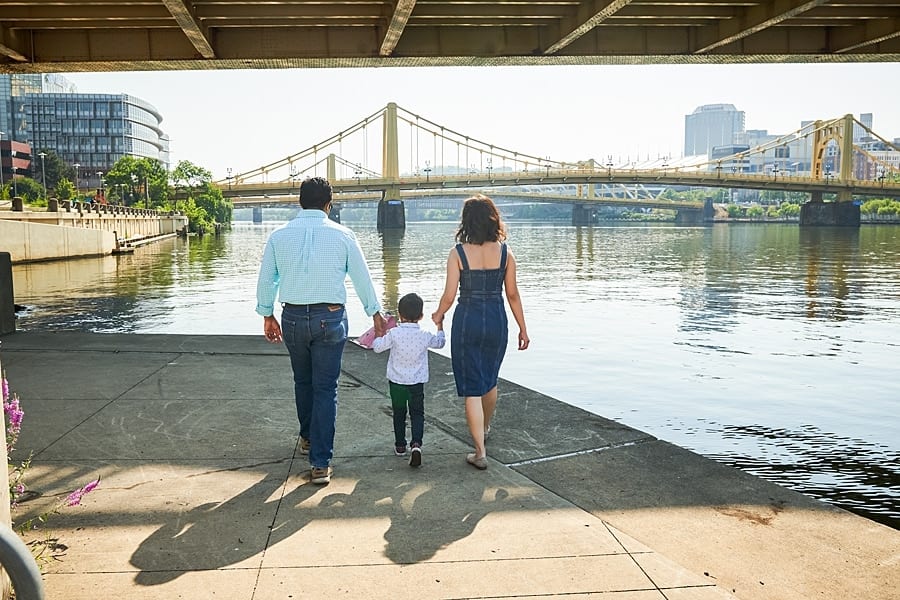 family photo session north shore pittsburgh