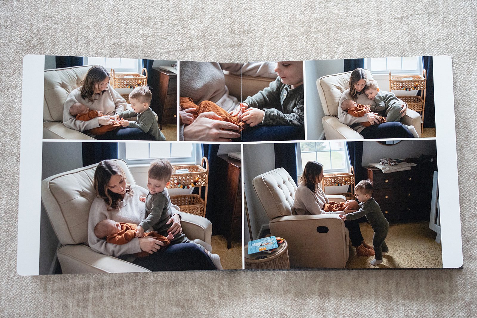 image of the pages inside a photo album